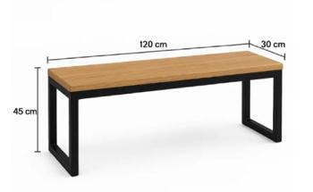 Bancada de Aço e MDF